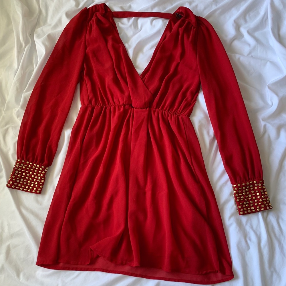 Red dress